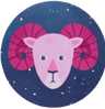 Aries zodiac symbol