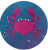 Cancer zodiac symbol