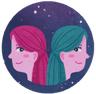 Gemini zodiac symbol