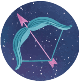 Sagittarius zodiac sign symbol